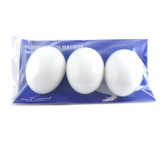 pack 3 huevos falsos
