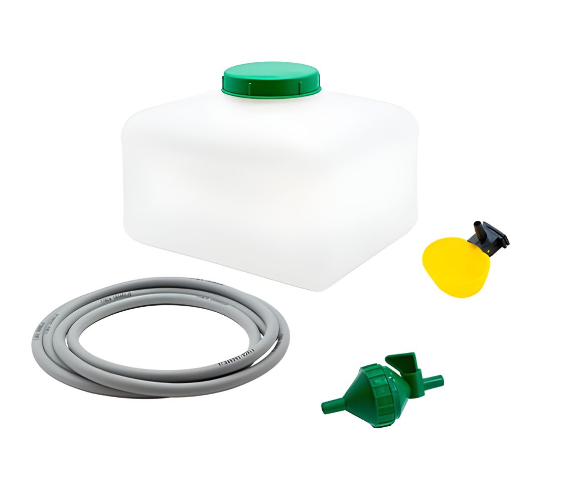 kit bebedero automático para gallinas y otras aves de corral	