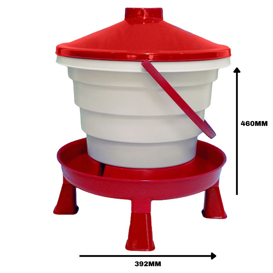 Medidas del bebedero cubo para aves