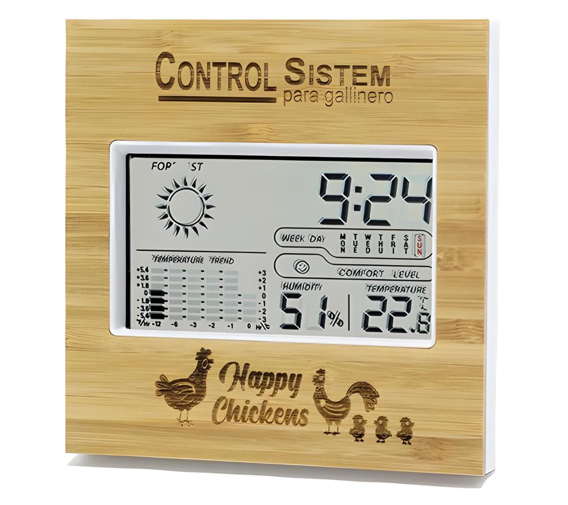 Termómetro para el gallinero	