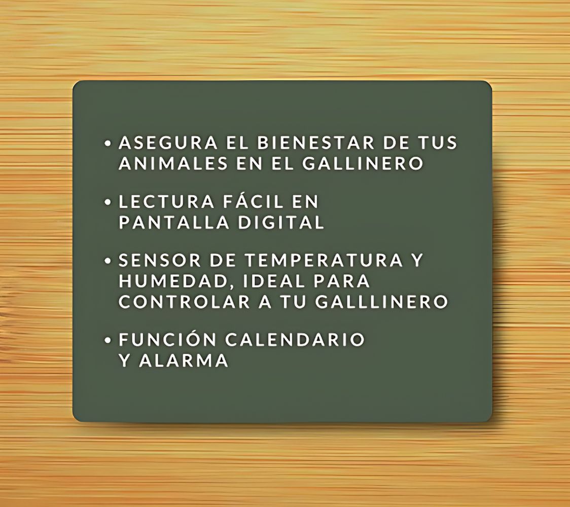 control para el gallinero	