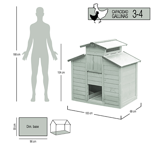 medidas halifax gallinero