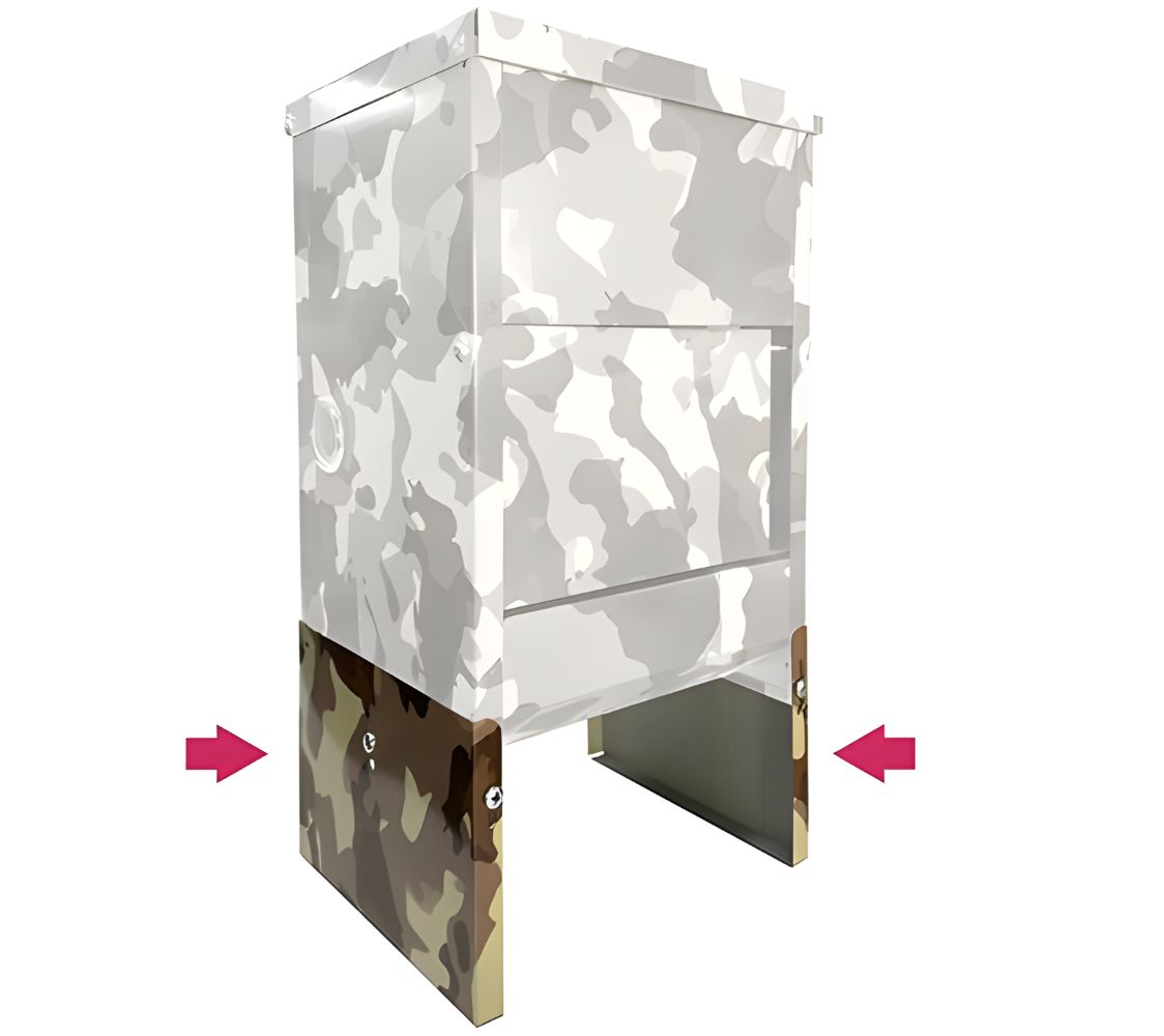 patas regulables para tolva	