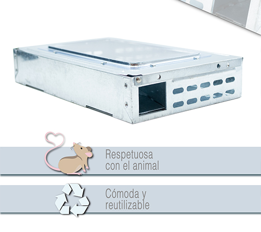 Trampa para ratones vivos