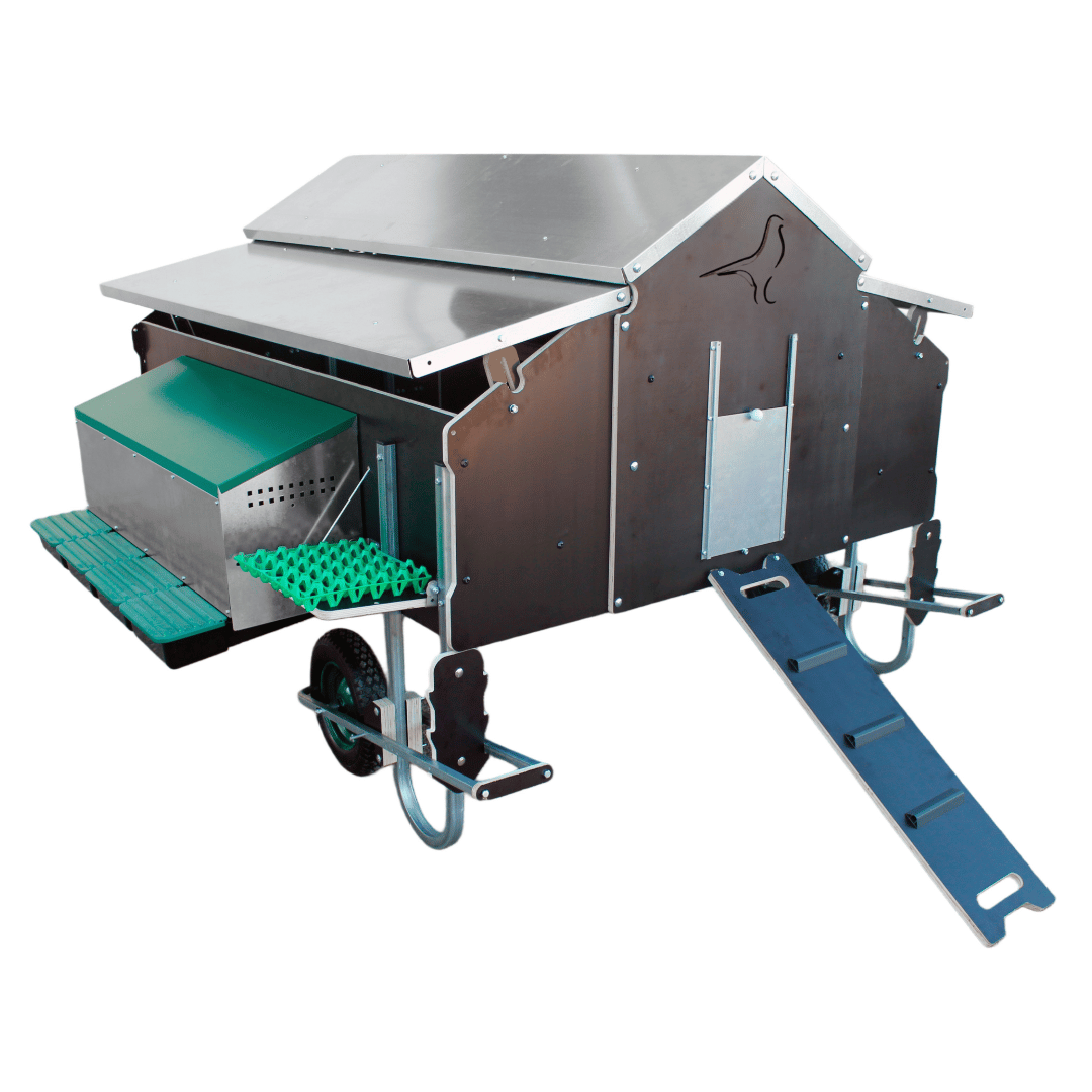 Gallinero Bretaña con ruedas	