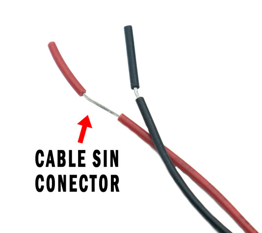 Cable sin conector