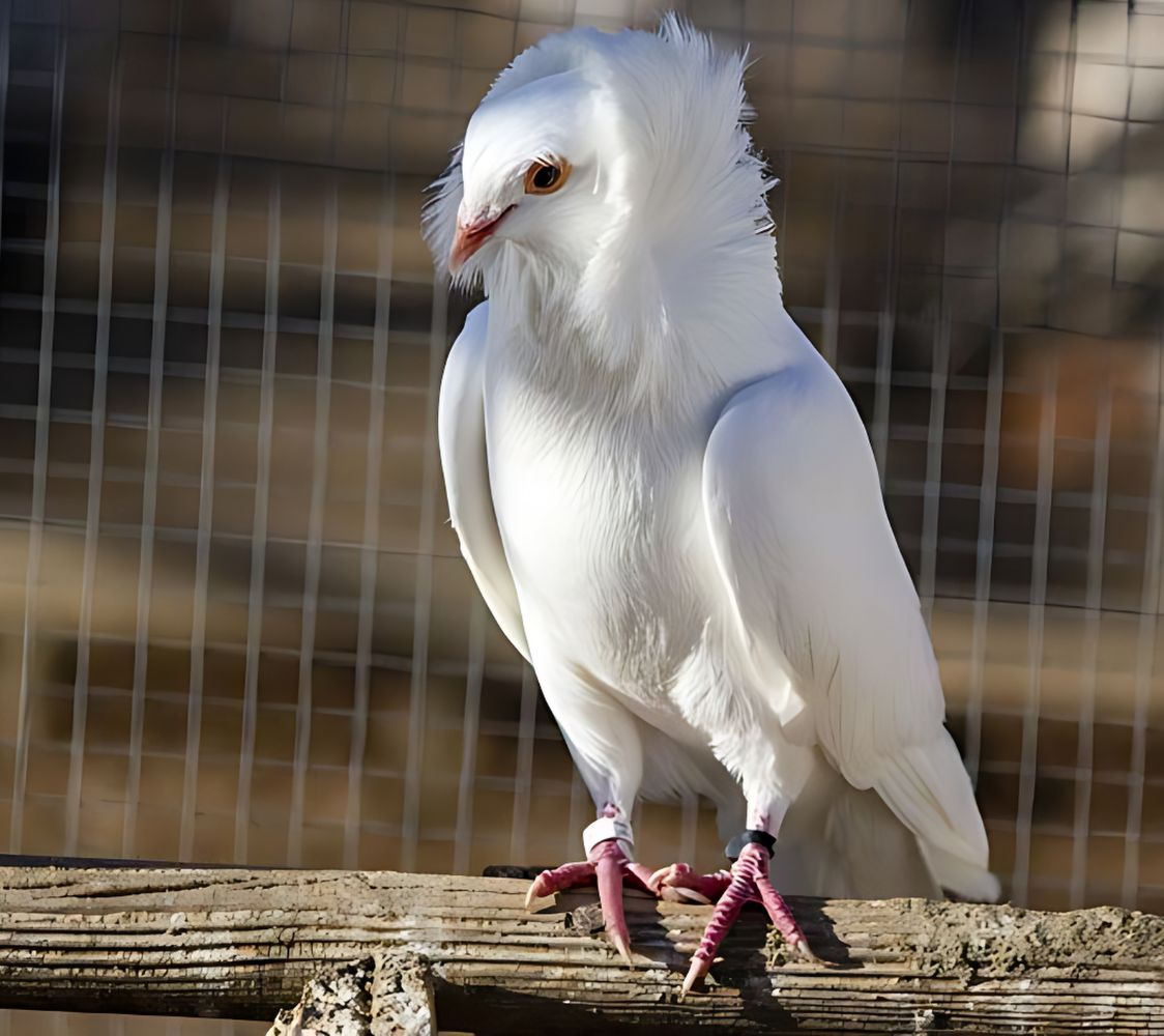 Paloma Capuchina holandesa antigua	