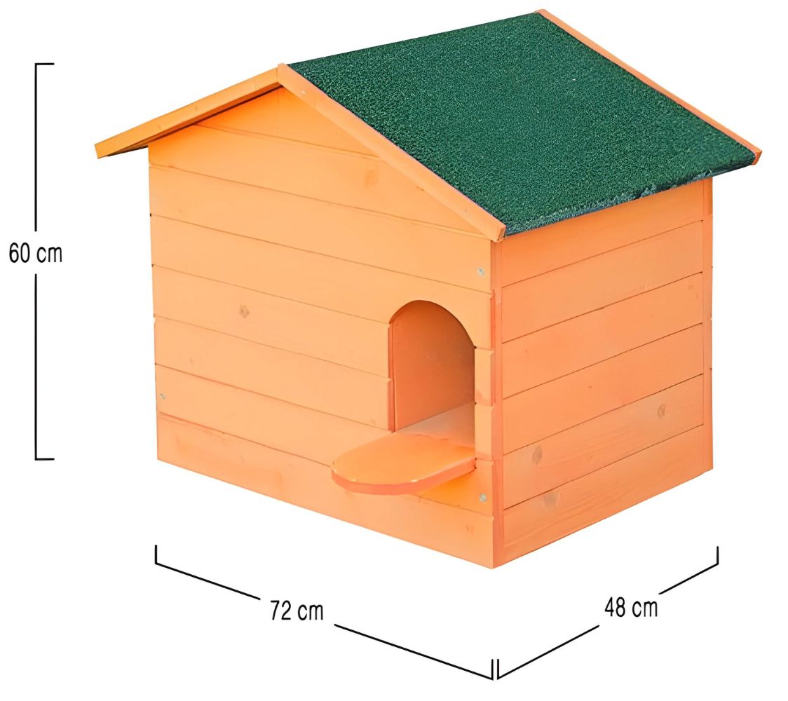 Caseta de madera pequeña para patos	