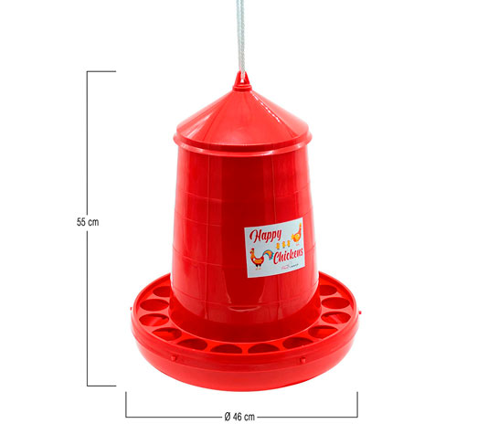 comedero o tolva para aves