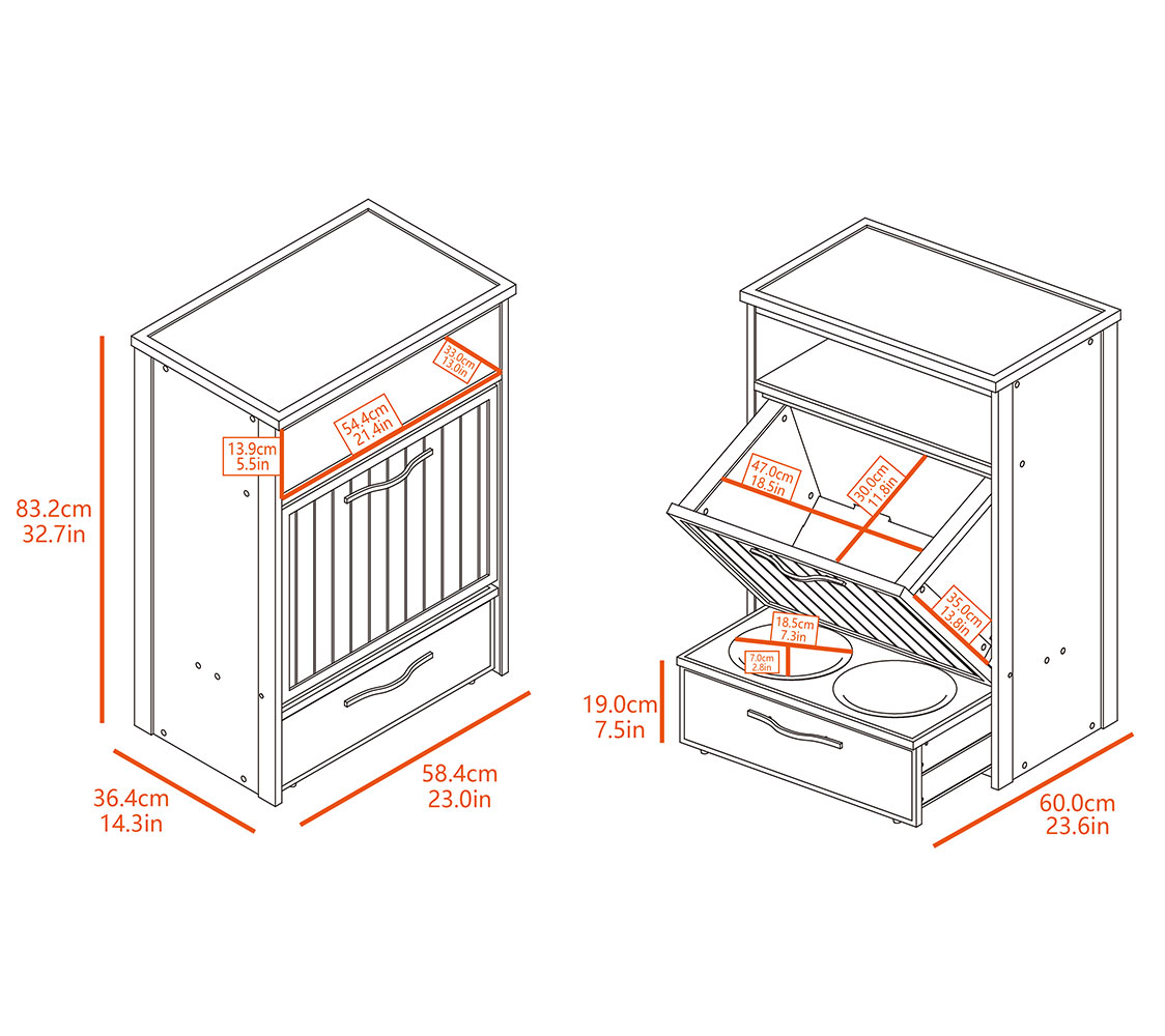medidas comedero perros