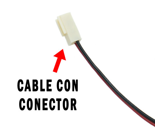 Cable con conector