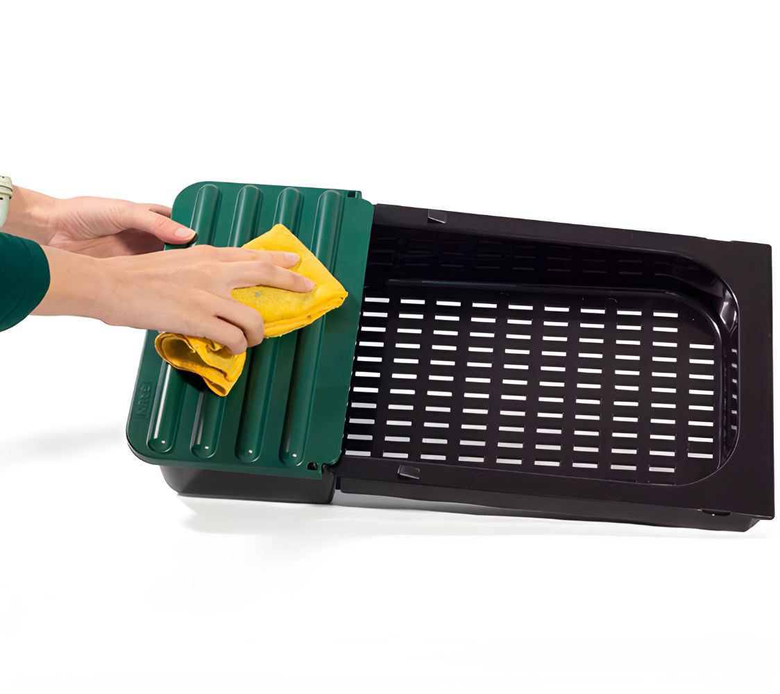 limpiar ponedero de gallinas	