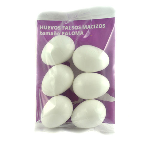 6 huevos de paloma