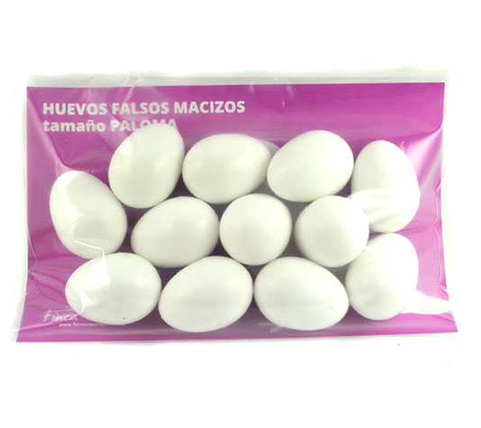 huevos macizos de paloma