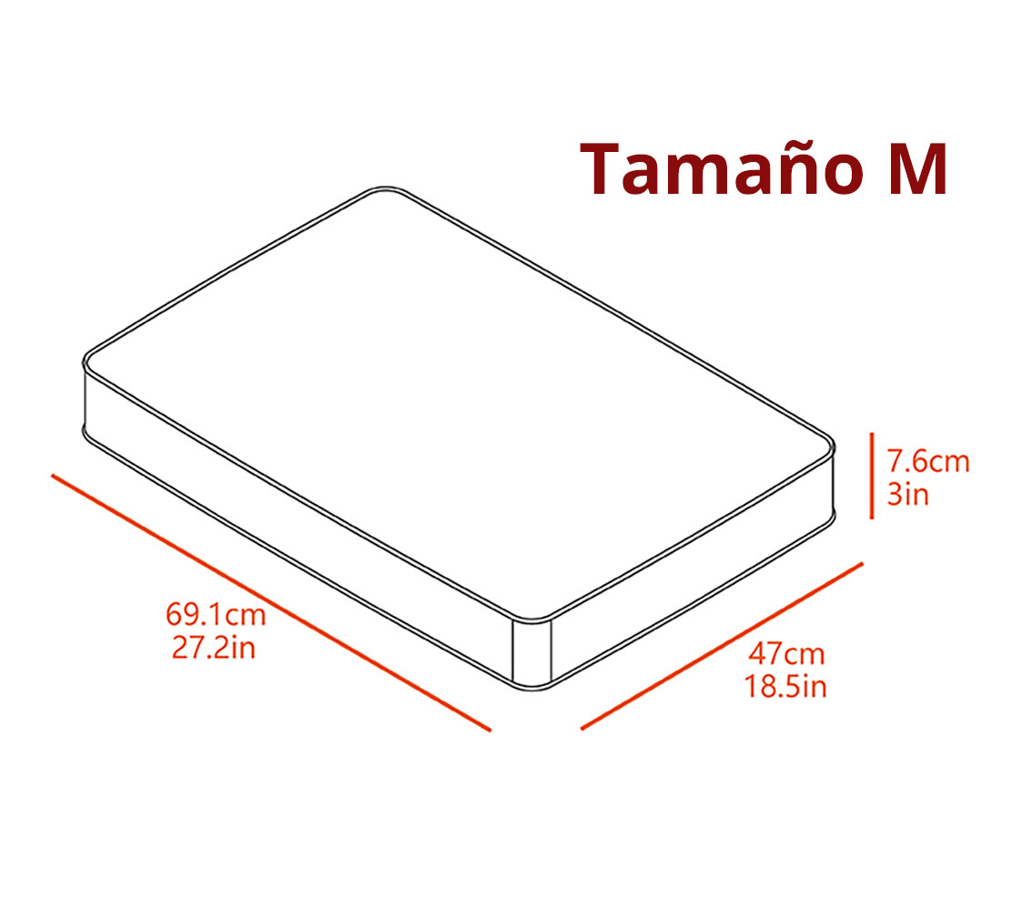 cama para perros medidas