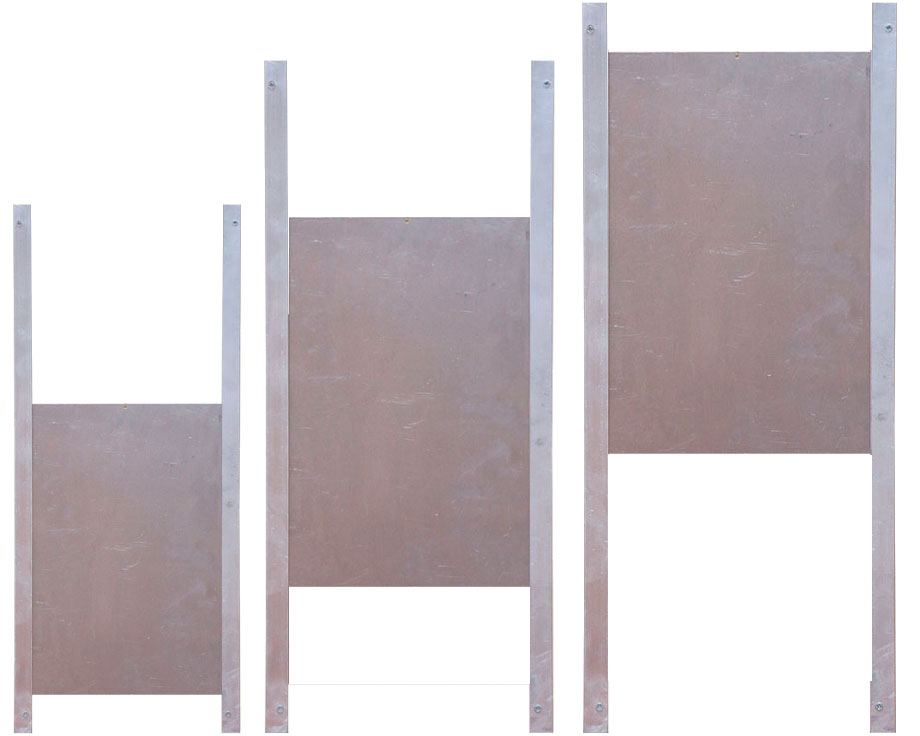 puerta para gallineros chapa y rieles