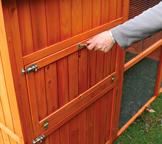 gallinero de madera para 12 gallinas