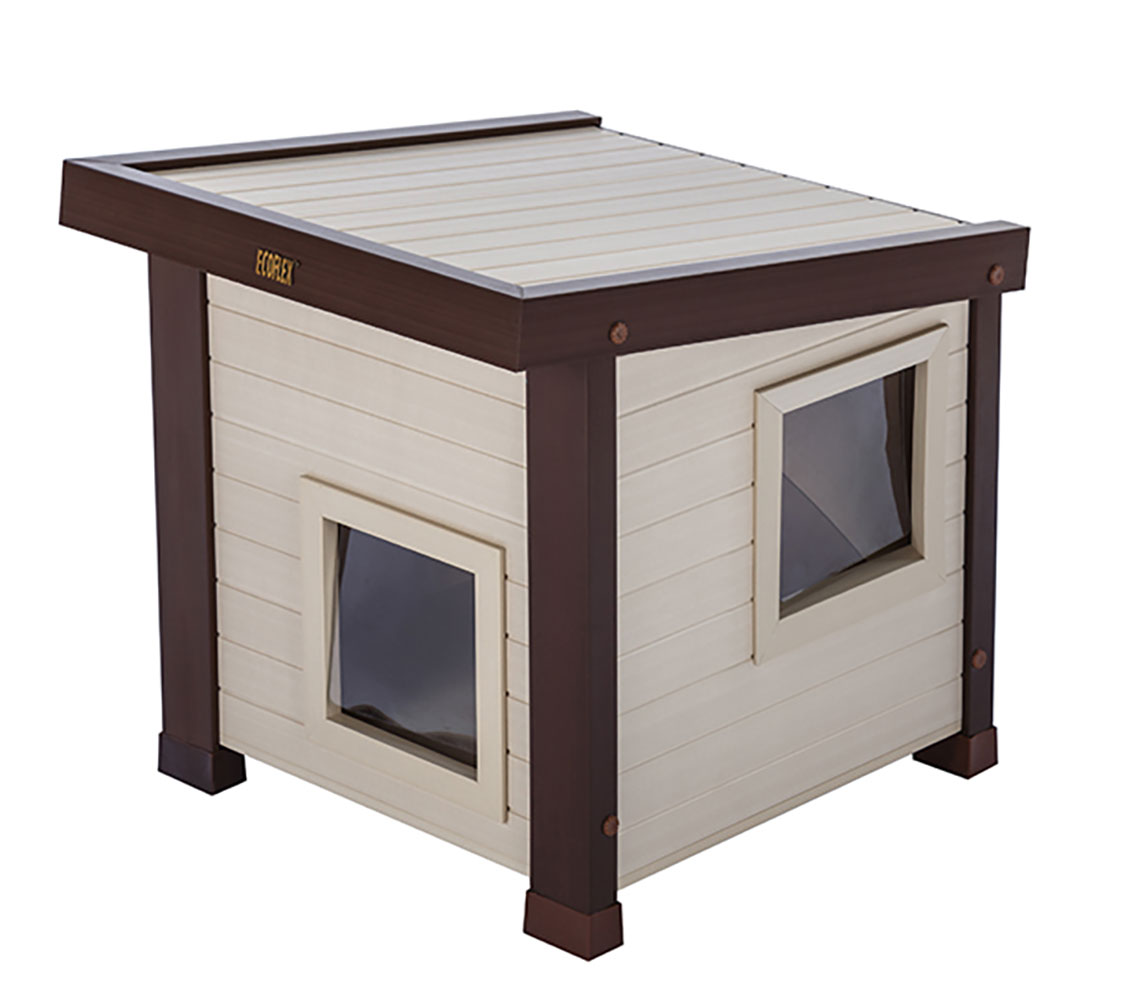 refugio para gatos de exterior