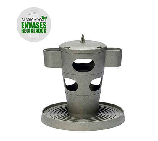 Dispensador de alimentos para gallina