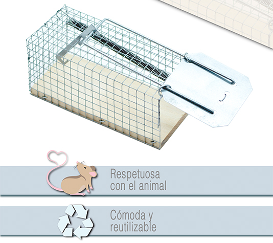 trampa para capturar ratones vivos