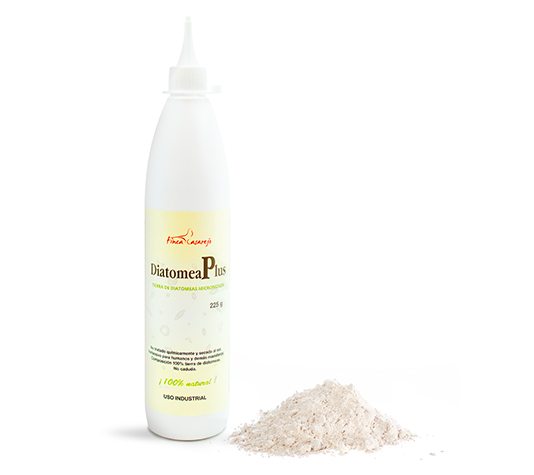 botella pulverizador tierra de diatomeas	