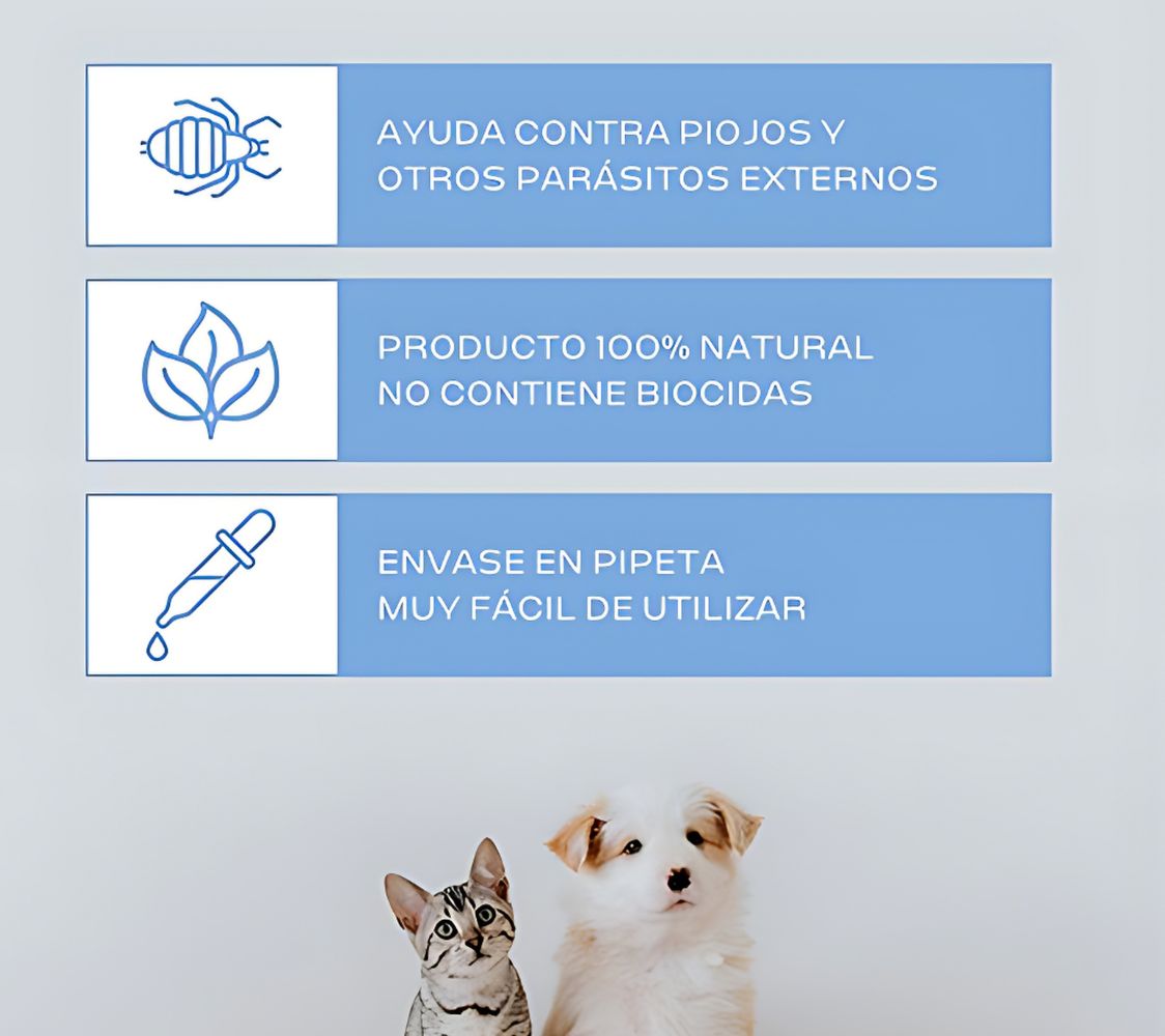 Pipeta desparasitante para mascotas	