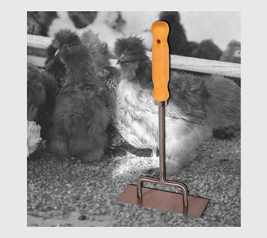 rastrillo raspador para estiércol