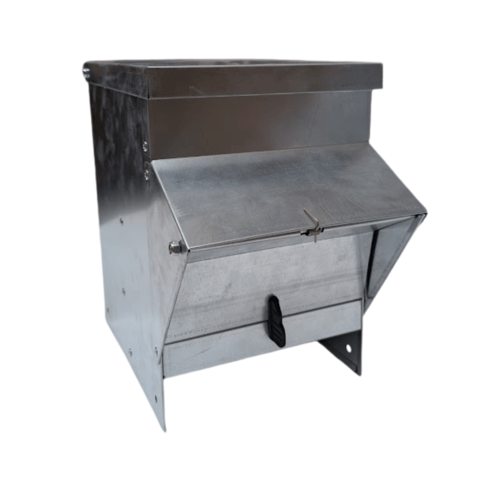 Tolva para aves con visera 10L