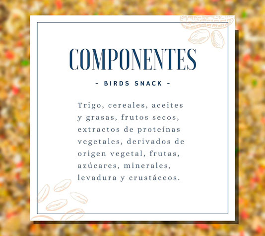 ingredientes de muesli para gallinas